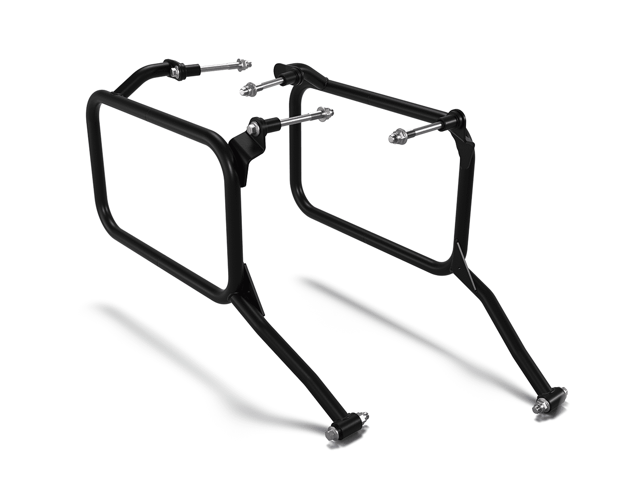 Black Adventure Pannier Rails For RE HIMALAYAN 450