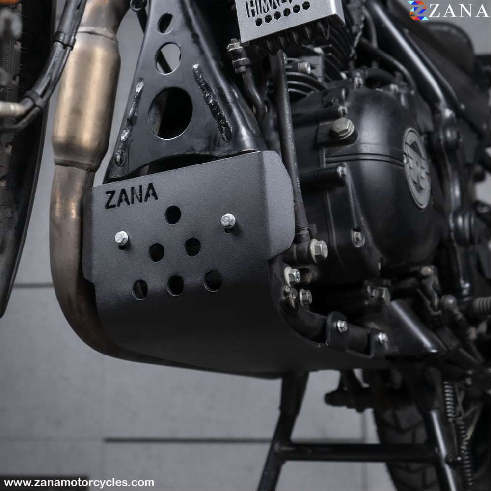 Black Bash Plate for Himalayan BS6