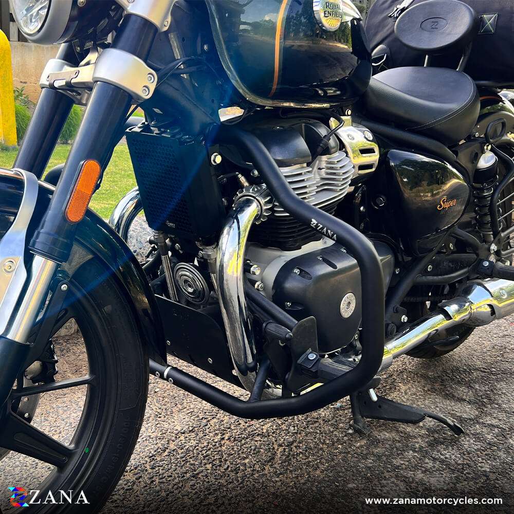 Black Crash Guard for RE Super Meteor 650