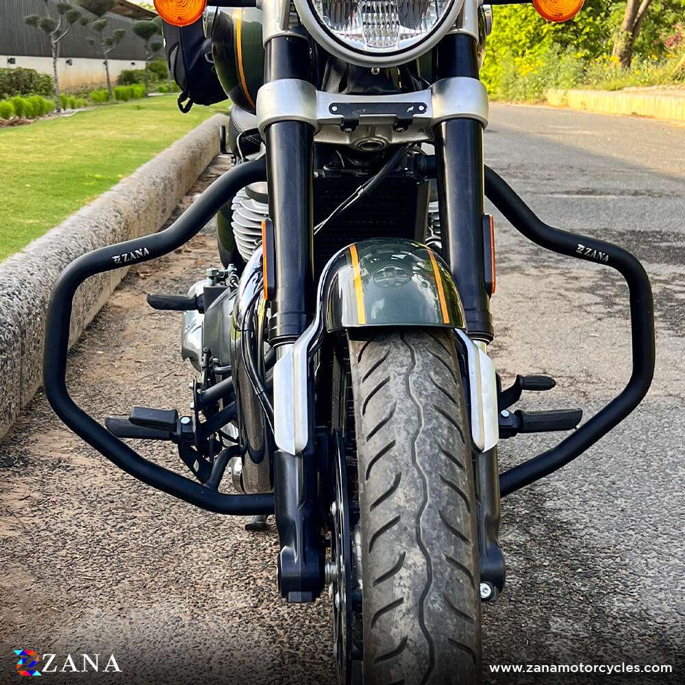 ZANA Black Crash Guard for RE Super Meteor 650 ZI-8297 – SapMotors