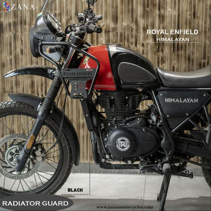 Black Full Radiator Guard for Himalayan BS3-BS4 and BS6