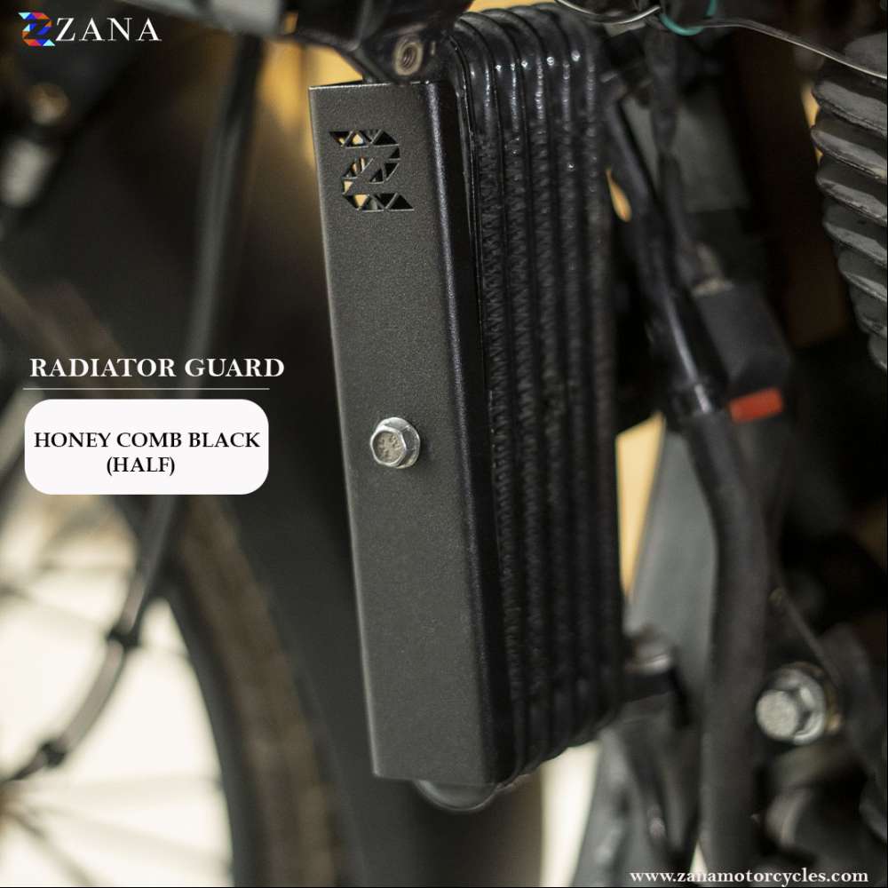 Black Half Radiator Guard for Himalayan BS3-BS4 and BS6
