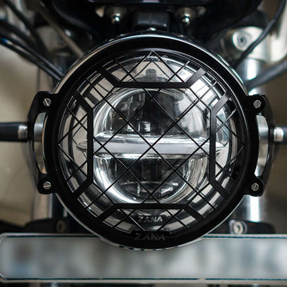 Black Headlight Grill Type-4 for GT and Interceptor 650