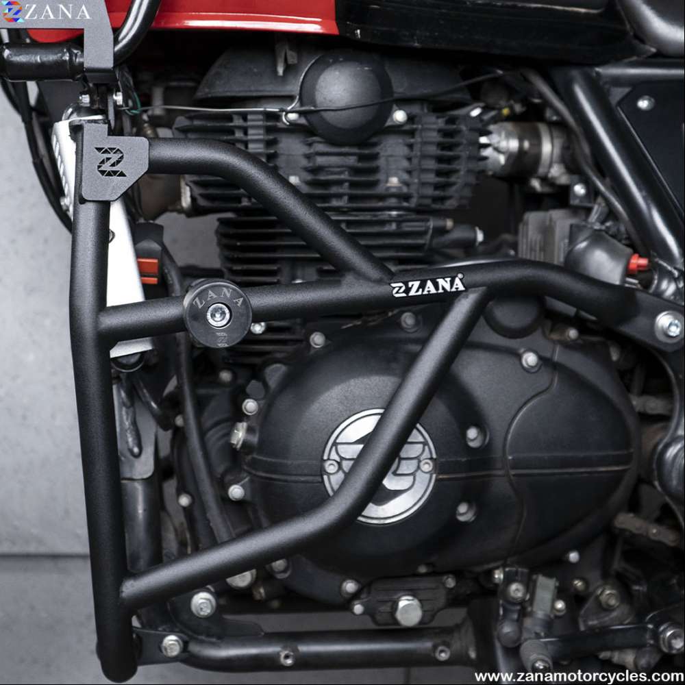 Black Leg Guard with Slider for Himalayan BS6 (2021-22)