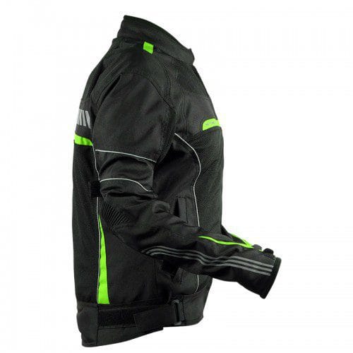 Black Neon Yellow Diva Bike Riding Jacket