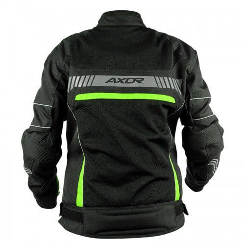 Black Neon Yellow Diva Bike Riding Jacket 