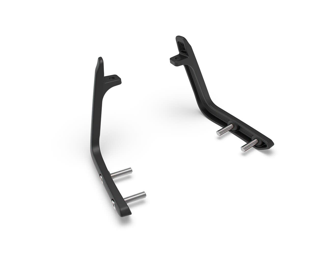 Black Passenger Backrest Mounts for Royal Enfiled KXA00094 Riders Junction 2
