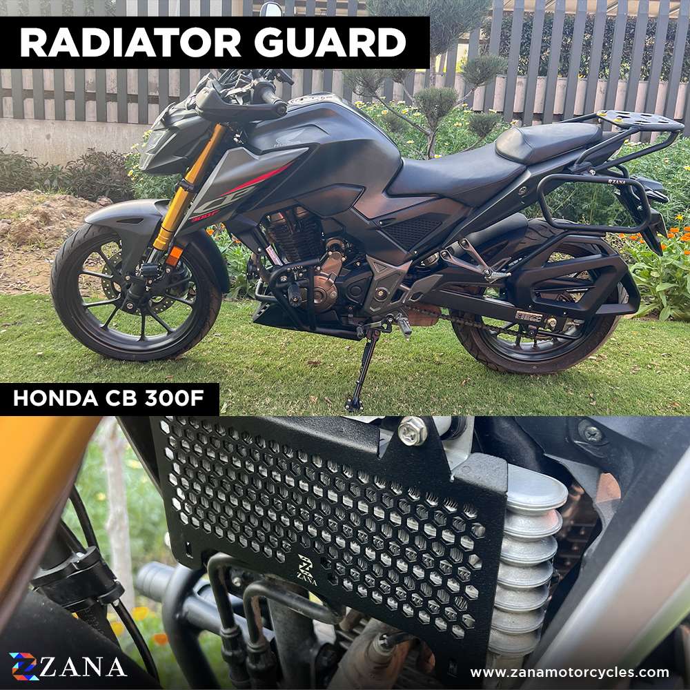 Black Radiator Guard for Honda CB 300F