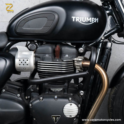 Black Tank Guard For Triumph Street Twin