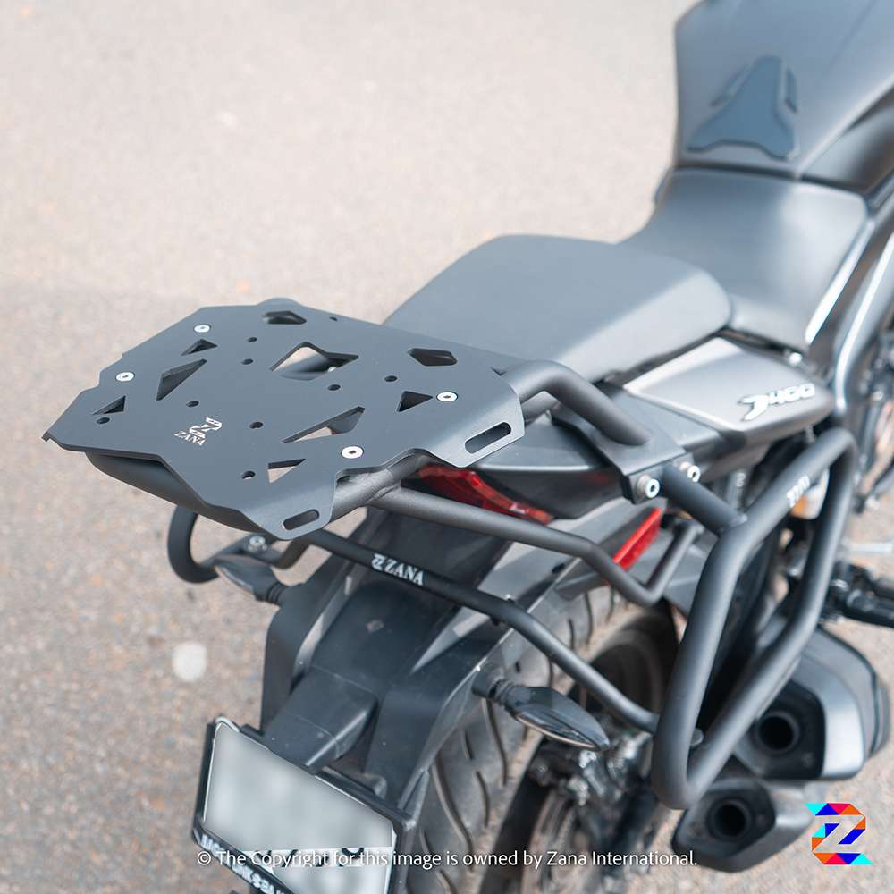 Black Top Rack with New Plate for Dominar 400 and 250