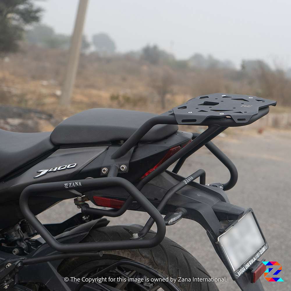 Black Top Rack with New Plate for Dominar 400 and 250