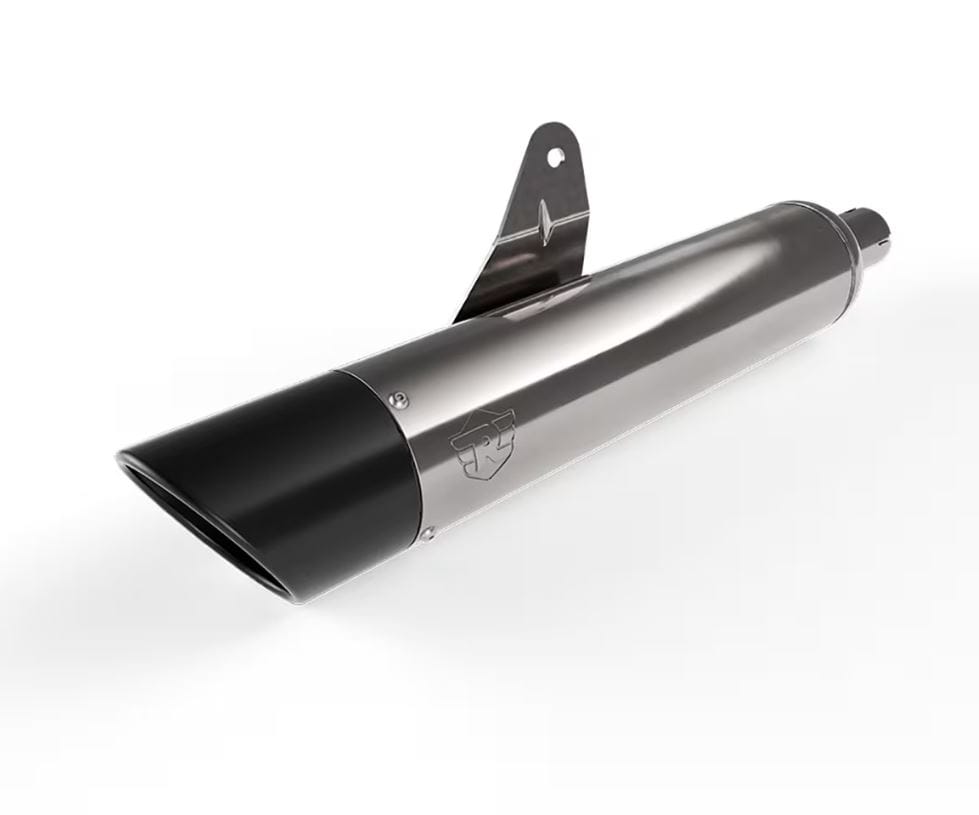 Silver Slashcut Silencer for Classic 350 UCE