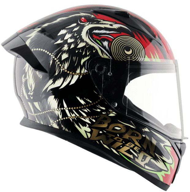 Vega Bolt Wild Black Yellow Helmet