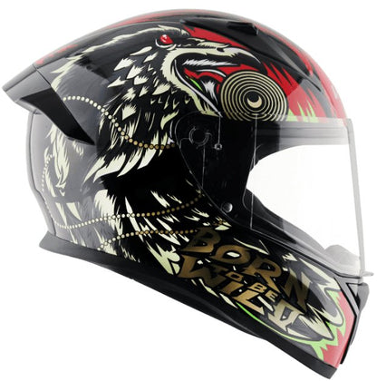 Vega Bolt Wild Black Yellow Helmet