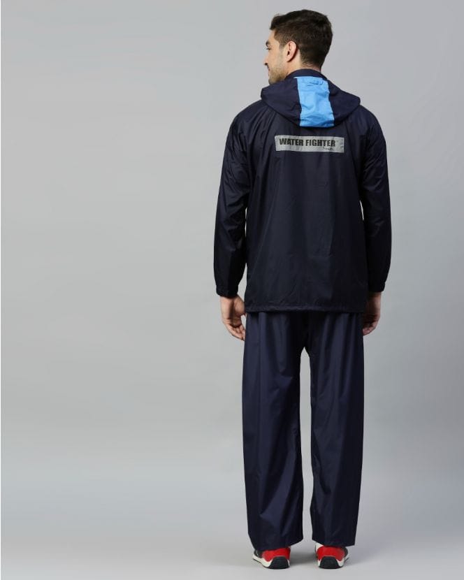 Blue Hues Stylish Raincoat for Mens