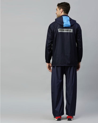Blue Hues Stylish Raincoat for Mens