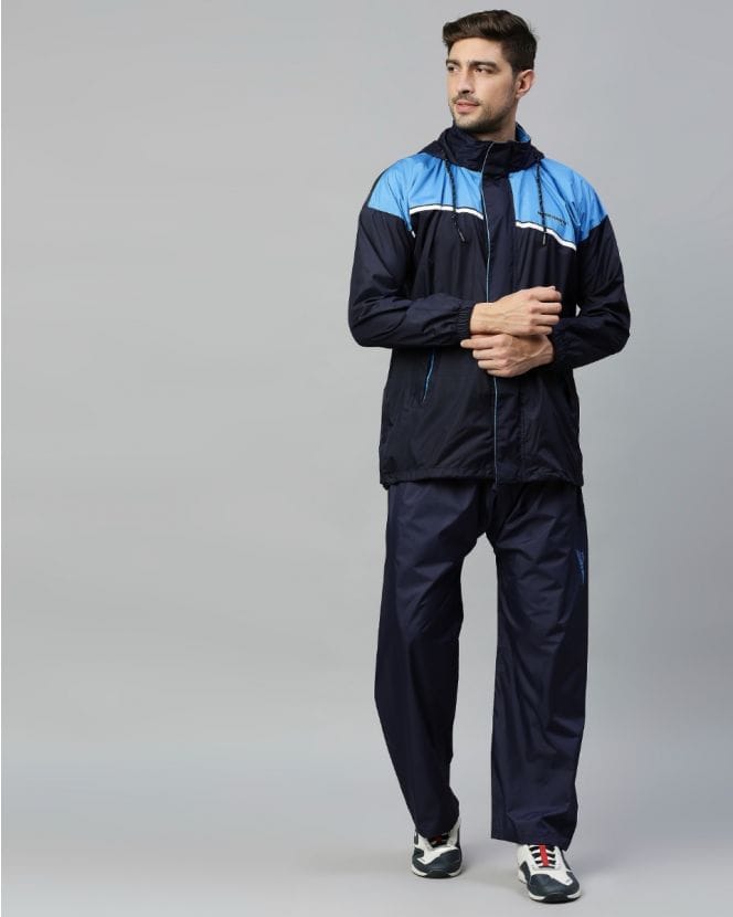 Blue Hues Stylish Raincoat for Mens