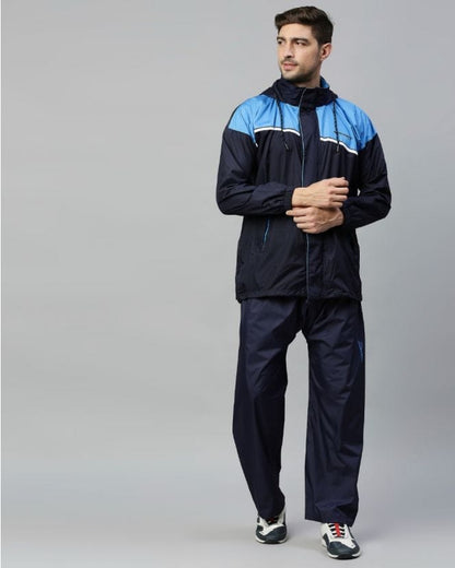 Blue Hues Stylish Raincoat for Mens