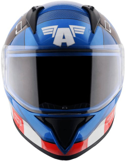 Vega Bolt Marvel Captain America Edition Blue Red Helmet