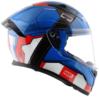 Vega Bolt Marvel Captain America Edition Blue Red Helmet