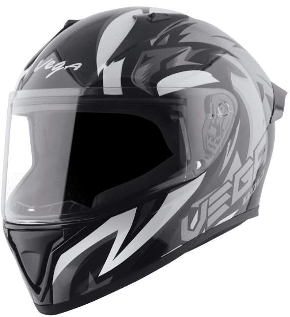 Vega Bolt Speedx Black Grey Helmet