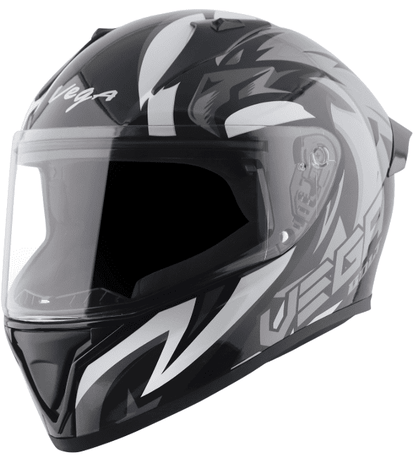 Vega Bolt Speedx Black Grey Helmet