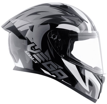 Vega Bolt Speedx Black Grey Helmet
