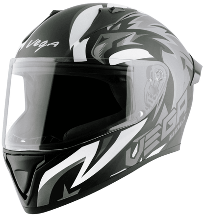 Vega Bolt Speedx Dull Black Grey Helmet