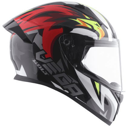 Vega Bolt Speedx Black Red Helmet
