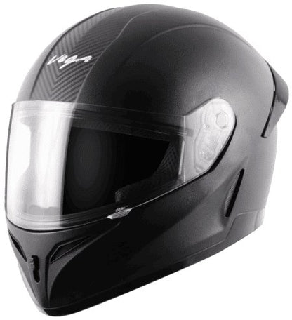 Vega Breeze Texture Finish Black Helmet with Spoiler