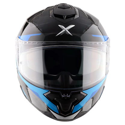 Axor Brutale Kryptic Dual Spoiler Black Blue Helmet