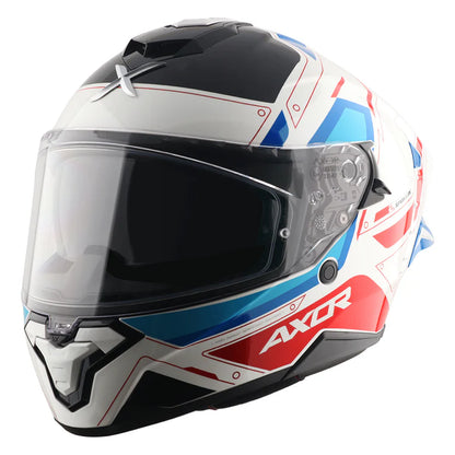 AXOR Brutale Ryden Dual Spoiler White Red Helmet