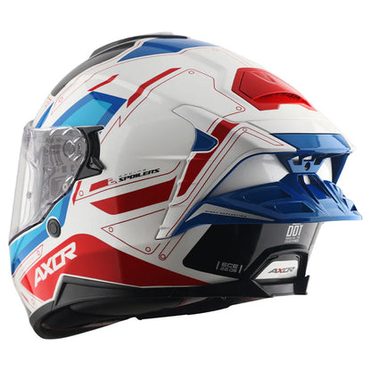 AXOR Brutale Ryden Dual Spoiler White Red Helmet