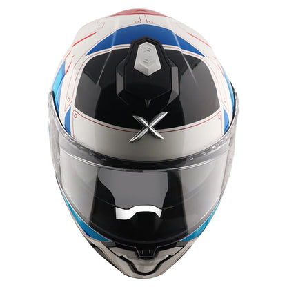 AXOR Brutale Ryden Dual Spoiler White Red Helmet