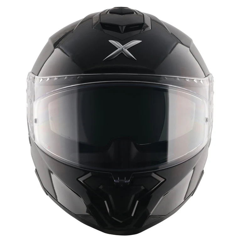 Axor Brutale Solid Colors Dual Spoiler Black Helmet