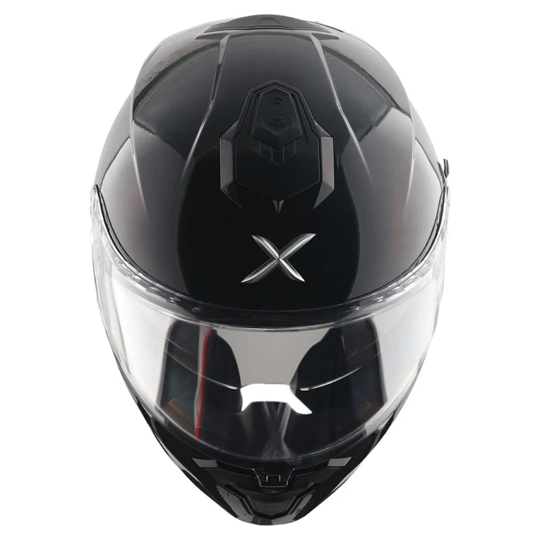 Axor Brutale Solid Colors Dual Spoiler Black Helmet
