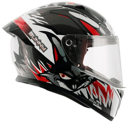 Vega Bolt Bunny White Red Helmet