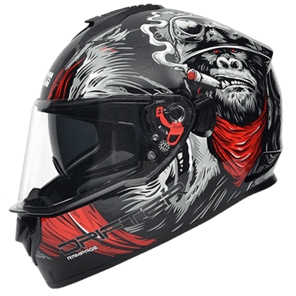 STUDDS Drifter D3 Black Grey N2 Helmet