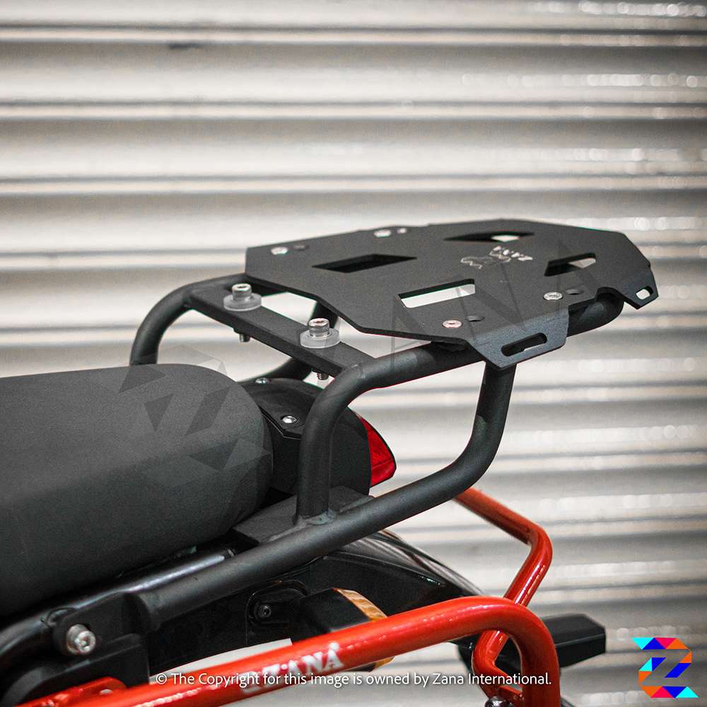 Top Rack with Matt Black Aluminium Plate for Himalayan BS6