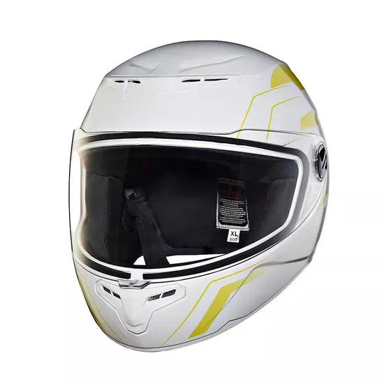 Camo Printed Full Face Helmet Gloss White