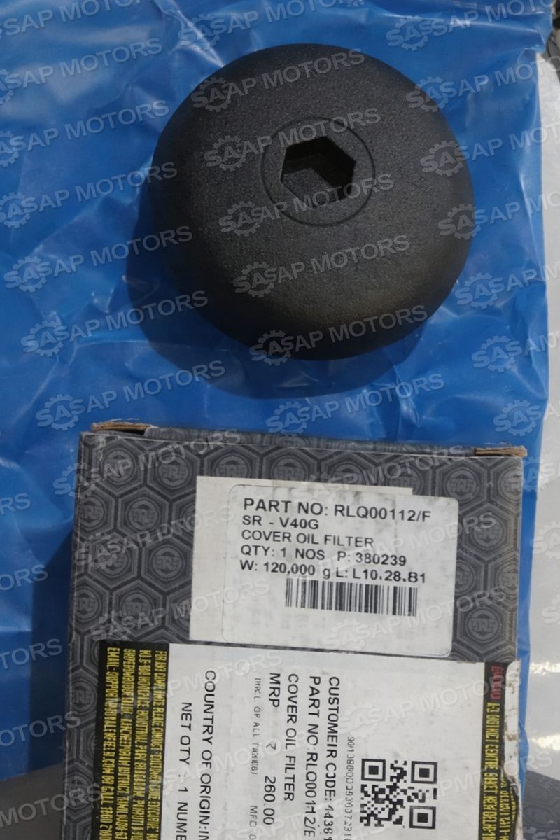 ROYAL ENFIELD RLQ00112/F OIL FILTER COVER WITH OIL FILTER CAP FOR HIMALAYAN 450 & GUERRILLA 450