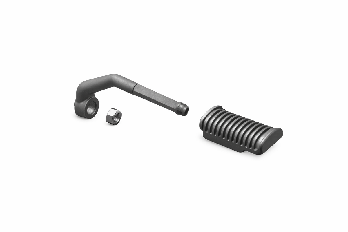 866296 - FOOT REST ASSEMBLY LH - MATT BLACK