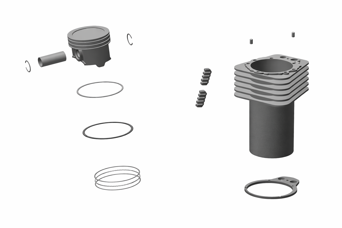 600005/A - PISTON BARREL ASSEMBLY