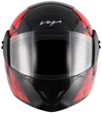 Vega Cliff Adventure Black Red Helmet