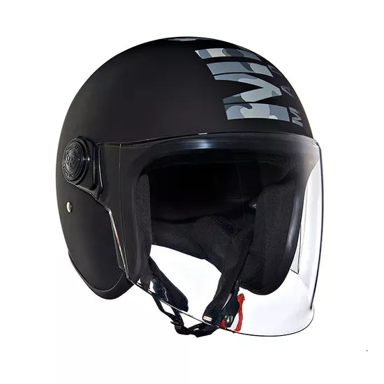 RE Coopter Camo Printed MLG Open Face Helmet Matt Black