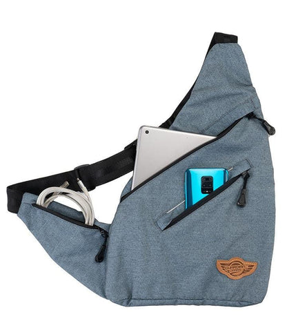 Crossbody Sling Bag-Cross Bag-Denim Blue