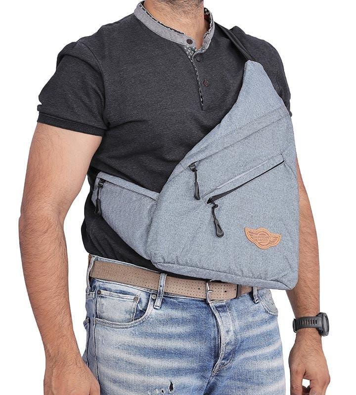 Crossbody Sling Bag-Cross Bag-Denim Blue