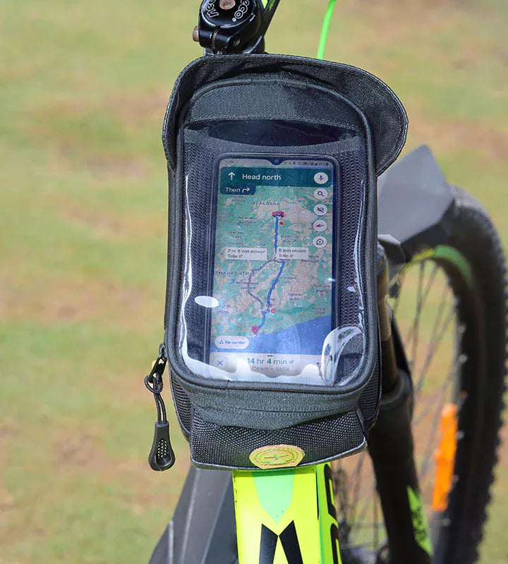 Cycling Front Frame Mobile Bag