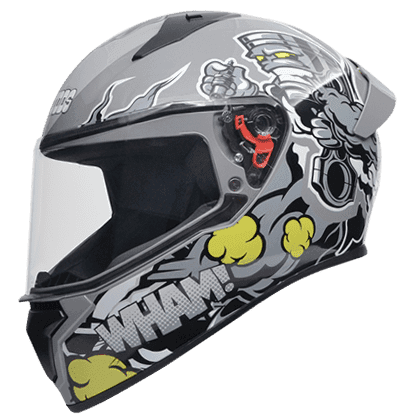 D10 Decor Full-Face Grey N4 Helmet