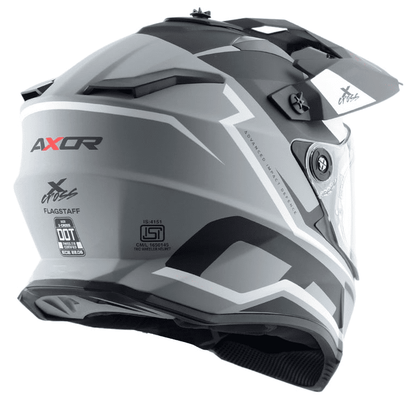 Axor X-Cross Dual Visor Helmet Nardo Grey Black